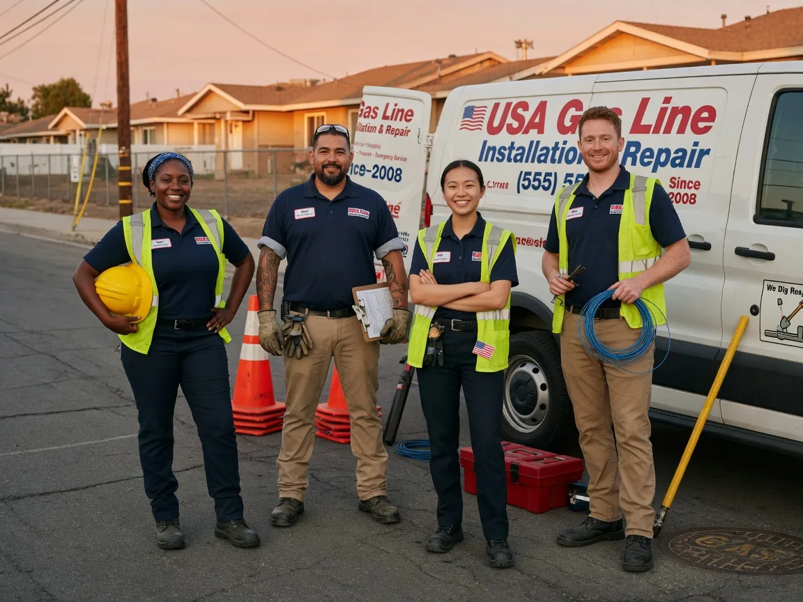 Gas Line Installation company in Vaughnsville, OH